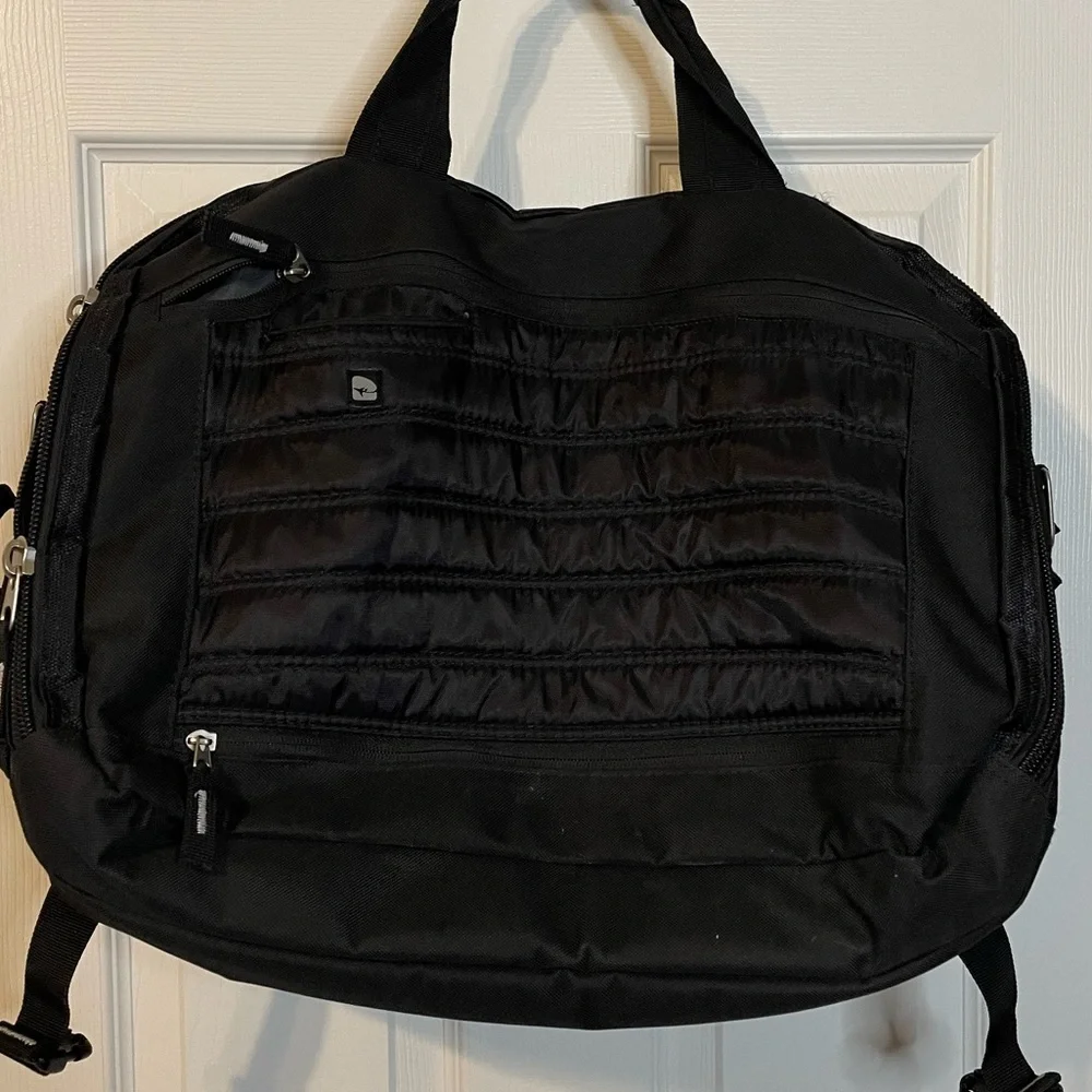 OGIO City Corp black messenger laptop travel bag